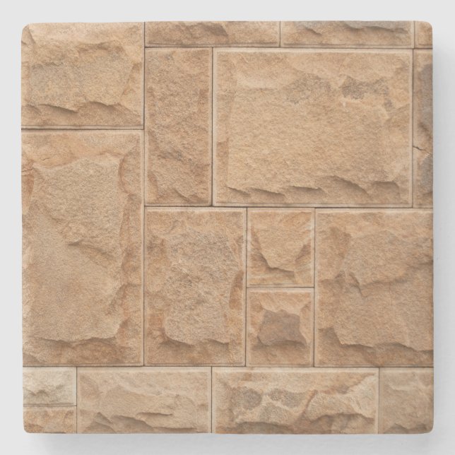 Cool Multi-Shape Stone Wall Stone Coaster (Front)