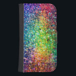 Cool Multicolor Retro Glitter & Sparkles Pattern 2 Samsung S4 Wallet Case<br><div class="desc">Coll multicolor retro glitter and sparkles pattern 2. If you need any help customizing any of my designs,  contact ArtOnWear designer. Free text formatting with live help available by request.</div>