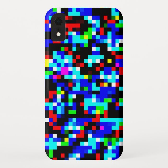 COOL Multicolor Square Lined Pattern Case-Mate iPhone Case (Back)