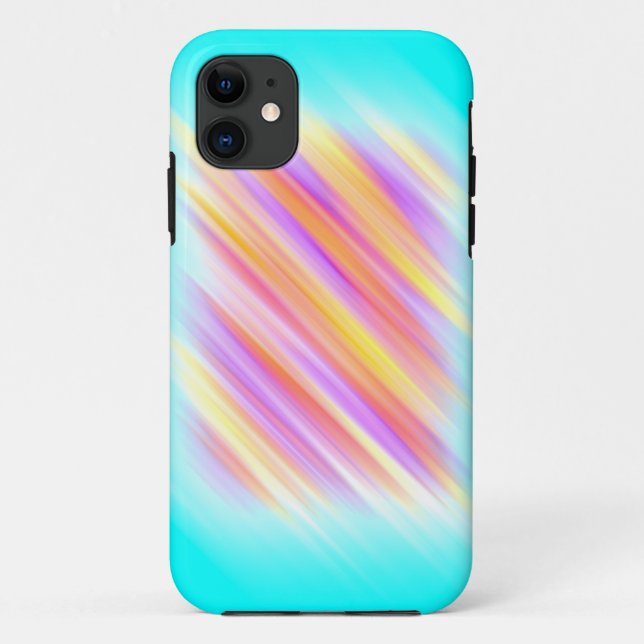 Cool Multicolored Stripes Case-Mate iPhone Case (Back)