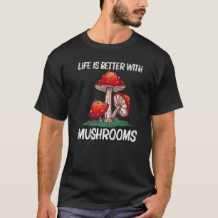 Cool Mushroom For Men Women Morel Mushroom Mycolog T-Shirt