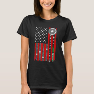 Cool Music Producer For Men Women American Flag Pa T-Shirt