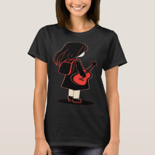 Cool musical Guitar Girl T-Shirt