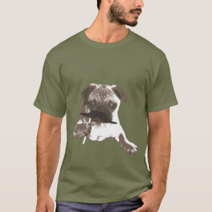 Cool Mustache Papa Carlin T-shirt