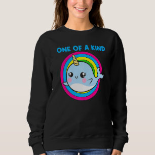 Cool Narwhal For Men Women Rainbow Tusk Sea Unicor Sweatshirt