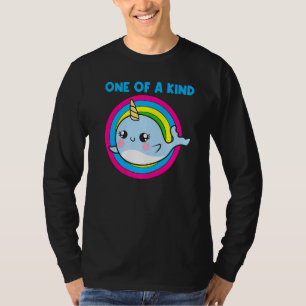 Cool Narwhal For Men Women Rainbow Tusk Sea Unicor T-Shirt