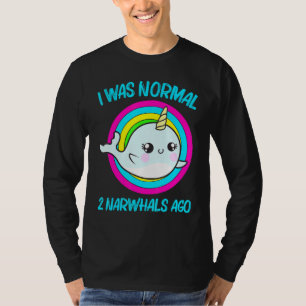 Cool Narwhal For Men Women Rainbow Tusk Sea Unicor T-Shirt