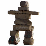 Cool Native American Inukshuk 2 Sculpted Gift Photo Sculpture Keychain<br><div class="desc">A mystical Native American Inukshuk Symbol of Power Magnet for history-lovers! This very cool image features a very recognisable Inuit Inukshuk or stone man (Cairn), used by Inuit Eskimo and other North American Indian tribes to show ways to safety and shelter in the wilderness. This incredible image makes a fab...</div>