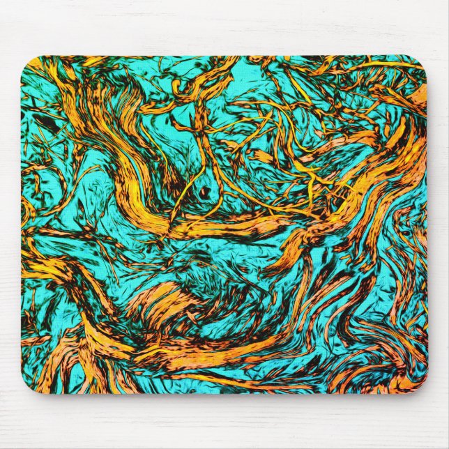 COOL Nature Abstract Art Mouse Pad (Front)