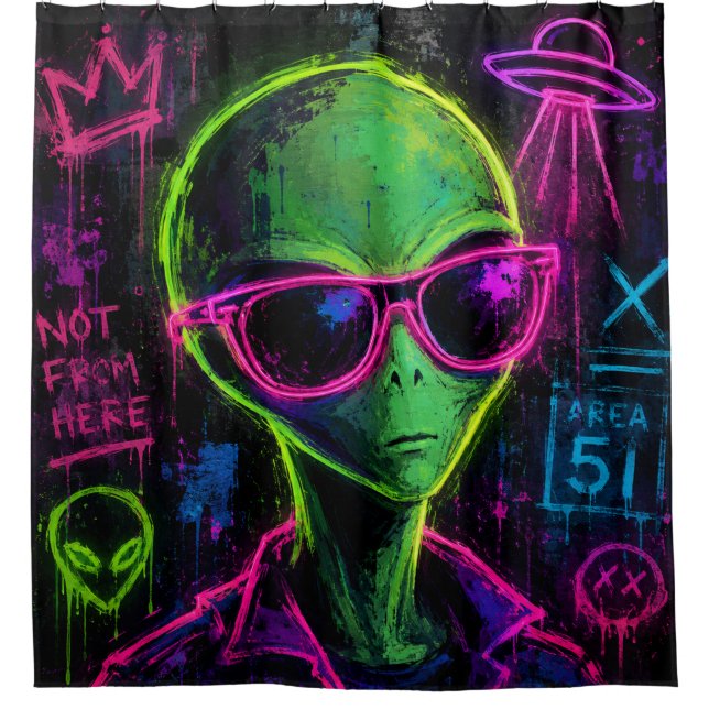 Cool Neon Alien (Front)