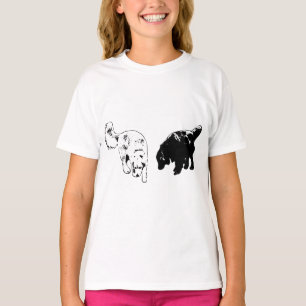Cool-Night Stroll — Retriever Duo T-Shirt