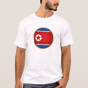 Cool North Korea Flag Seal T-Shirt