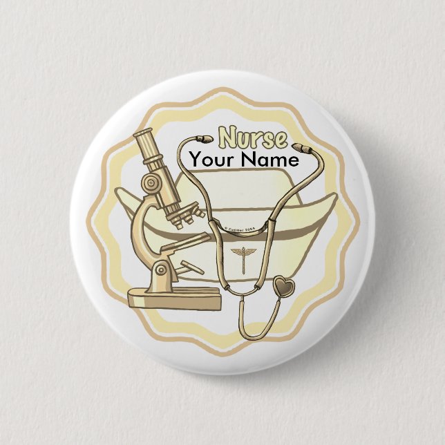 Cool Nurse 2 Inch Round Button (Front)