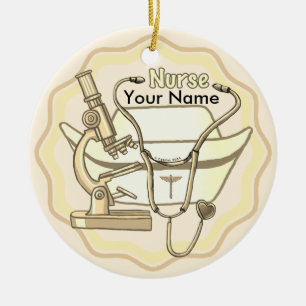 Cool Nurse Ceramic Ornament