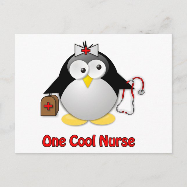 Cool Nurse Postcard (Front)