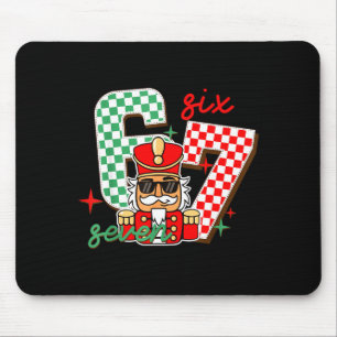 Cool Nutcracker Christmas 67 Six Seven Gen Alpha S Mouse Pad