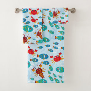 Cool Océan Marine Vie Poisson et crabe