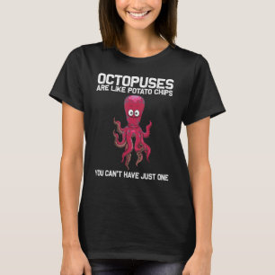 Cool Octopus For Men Women Sea Life Ocean Biology  T-Shirt