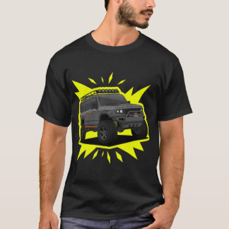 Cool Off-Road 4x4 SUV Adventure Vehicle Vector Art T-Shirt