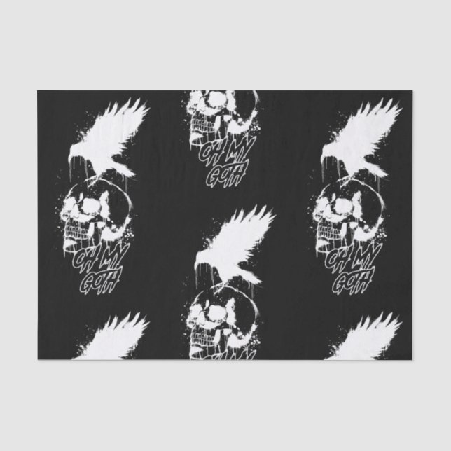 Cool Oh My Goth Gothic Metal  Tissue Paper (Front)