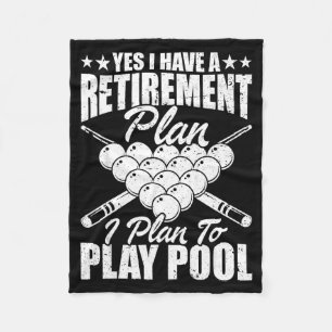 Cool Ol Design For Men Women Billiards Lover Ol Pl Fleece Blanket