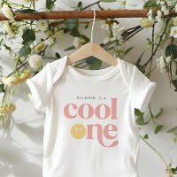 Cool One Groovy Girl's Chequered Retro