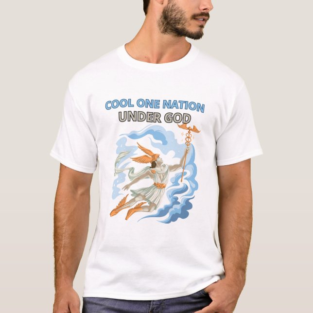Cool One Nation Under God T-Shirt (Front)