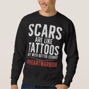 Cool Open Heart Surgery For Men Women Transplant R Sweatshirt