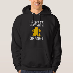 Cool Orange Meeple Board Game Men Women Hoodie