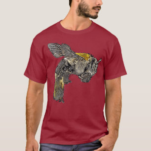 Cool Orange Yellow Bee T-Shirt