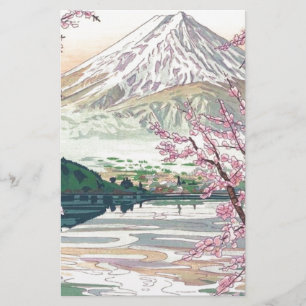 Cool Oriental Japanese Fuji Spring Cherry Tree Art