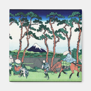 Cool oriental japanese Hokusai Fuji View landscape Magnet
