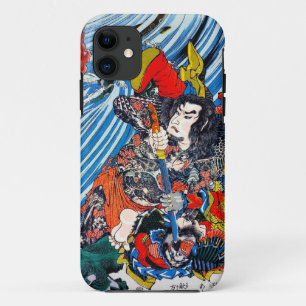 Cool oriental japanese Legendary Hero Samurai iPhone 11 Case