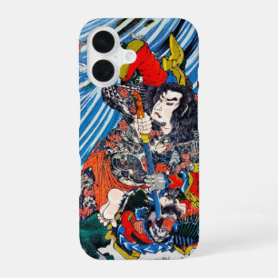 Cool oriental japanese Legendary Hero Samurai iPhone 16 Case