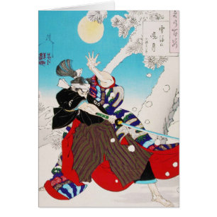 Cool oriental japanese samurai warrior art