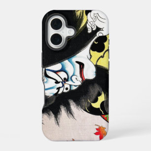 Cool oriental japanese Togakushi kabuki actor iPhone 16 Case
