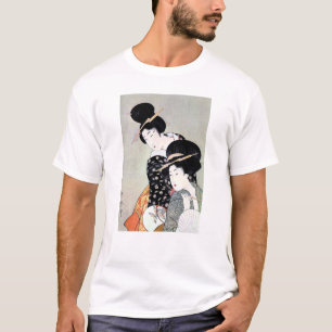 Cool Oriental Japanese Traditional Geisha art T-Shirt