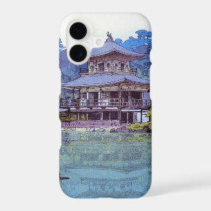 Cool oriental japanese watercolour temple painting