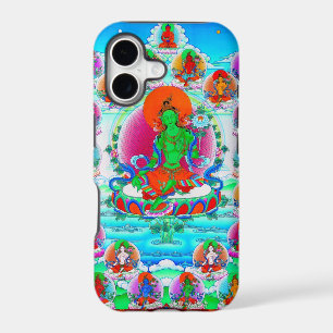Cool oriental tibetan thangka Green Tara tattoo