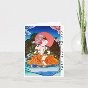 Cool oriental tibetan thangka mandarava tattoo art card
