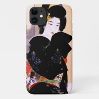 Cool oriental traditional japanese geisha lady art