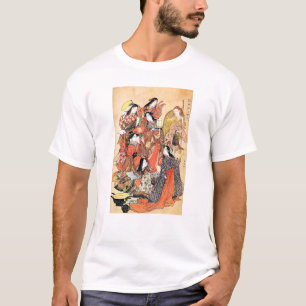 Cool Oriental Traditional Japanese Woman T-Shirt
