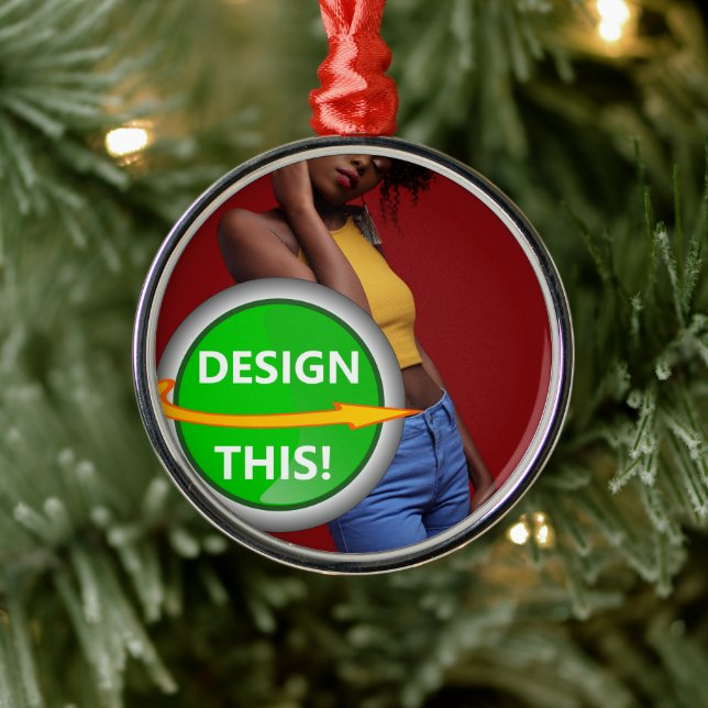 COOL! Ornament - Premium Round Ornament - Custom (Tree)