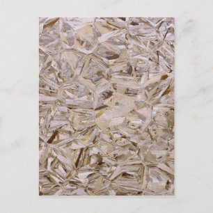 Cool OSB Construction Plywood Texture Print Postcard