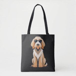 Cool Otterhound with Sunnies Tote Bag