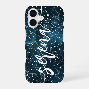 Cool Outer Space Constellations Personalized iPhone 16 Case