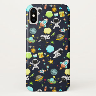 Cool Outer Space Theme - Astronauts & Rocket Ships Case-Mate iPhone Case
