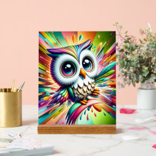 Cool Owl Acrylic Sign