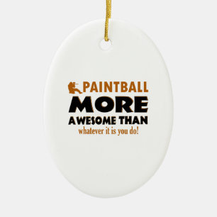 Cool Paintball designs Ceramic Ornament