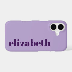 Cool Pale Purple and Dark Purple Name Template